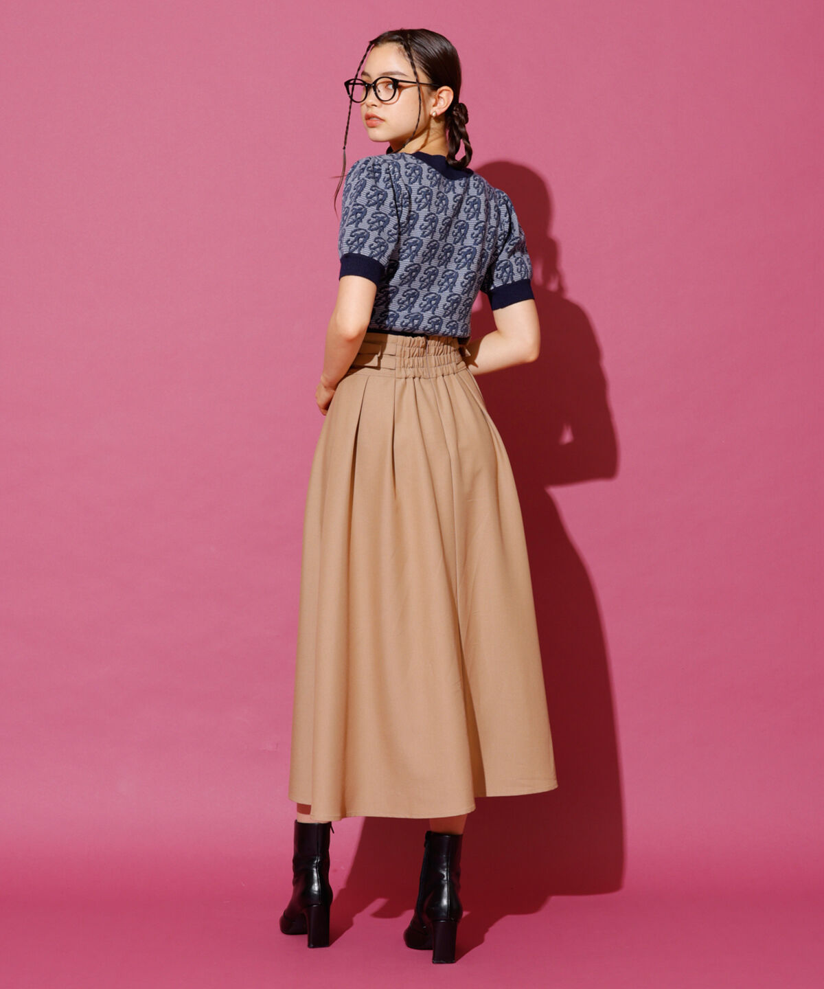 REDYAZEL「モノグラムジャガードニット」|ニット・セーター|