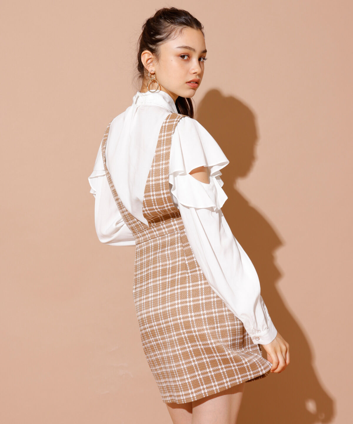 REDYAZEL「肩あき長袖ブラウス」|シャツ・ブラウス|