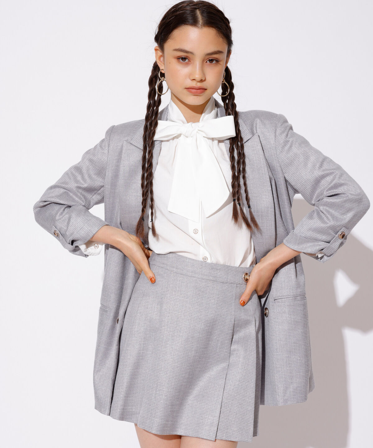 REDYAZEL「肩あき長袖ブラウス」|シャツ・ブラウス|