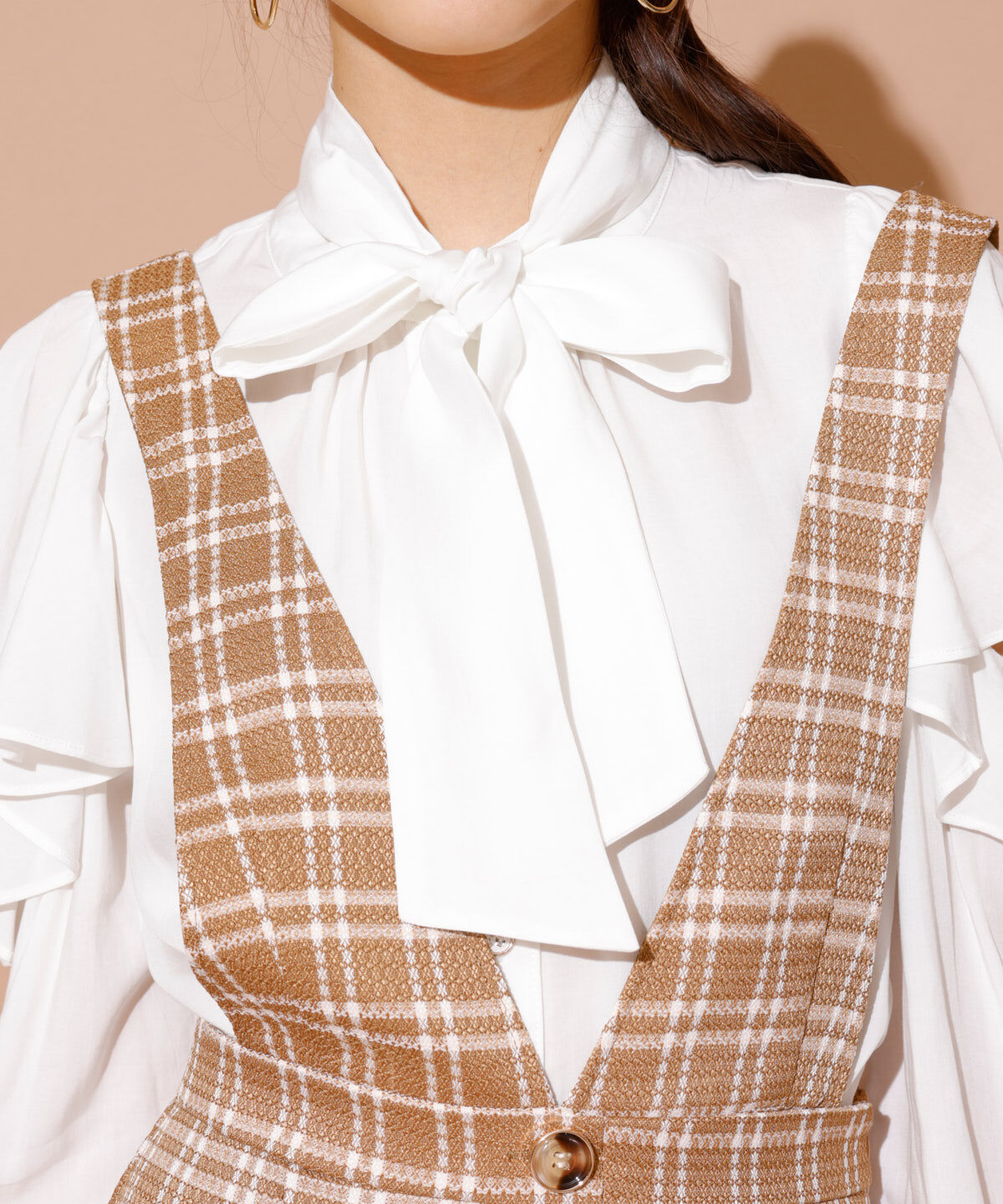 REDYAZEL「肩あき長袖ブラウス」|シャツ・ブラウス|