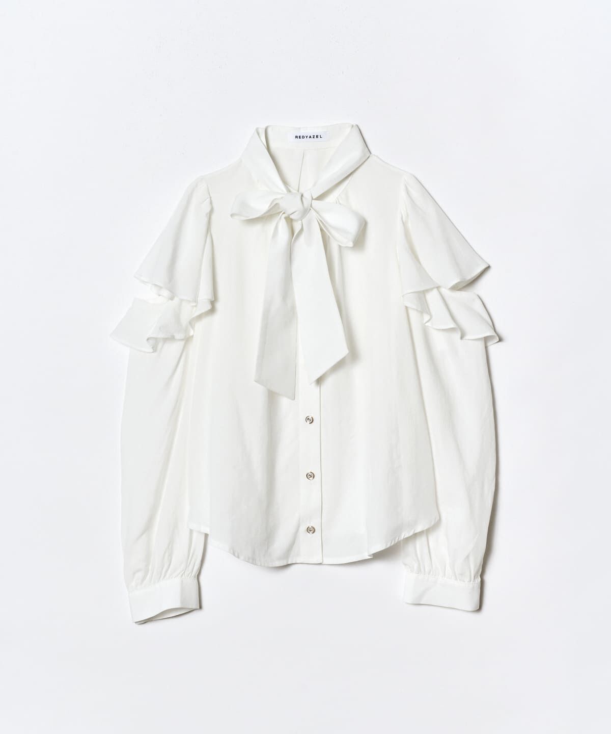 REDYAZEL「肩あき長袖ブラウス」|シャツ・ブラウス|