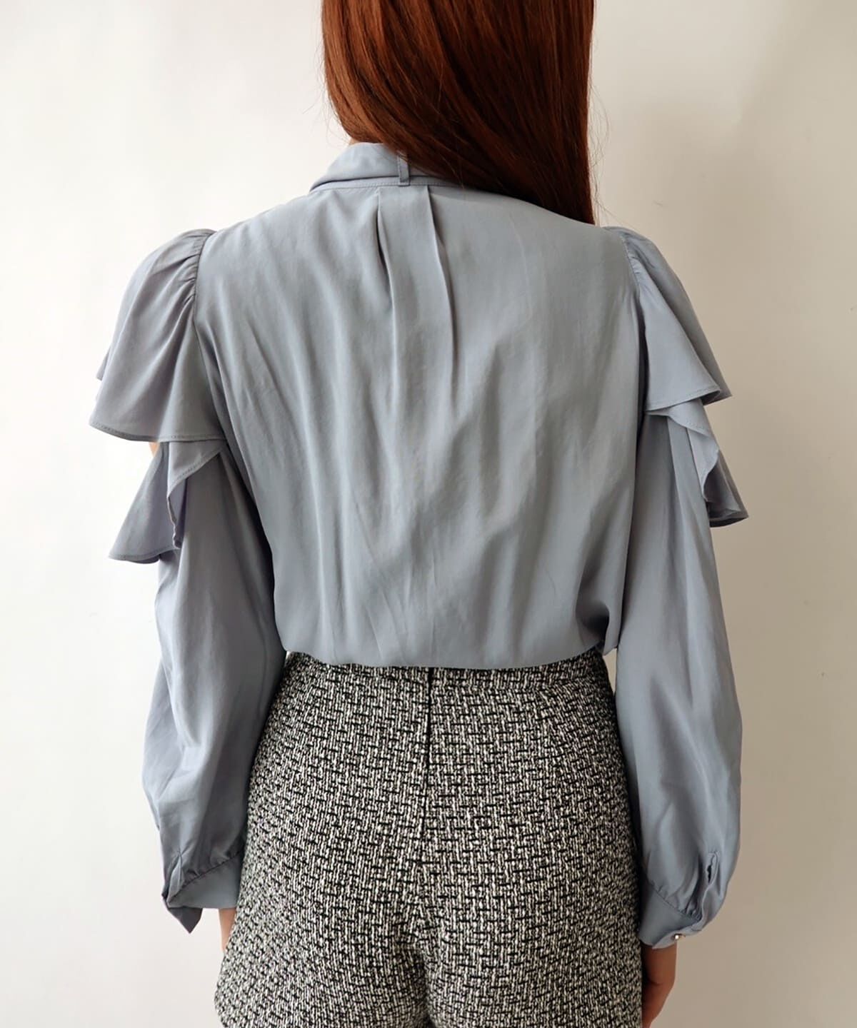 REDYAZEL「肩あき長袖ブラウス」|シャツ・ブラウス|