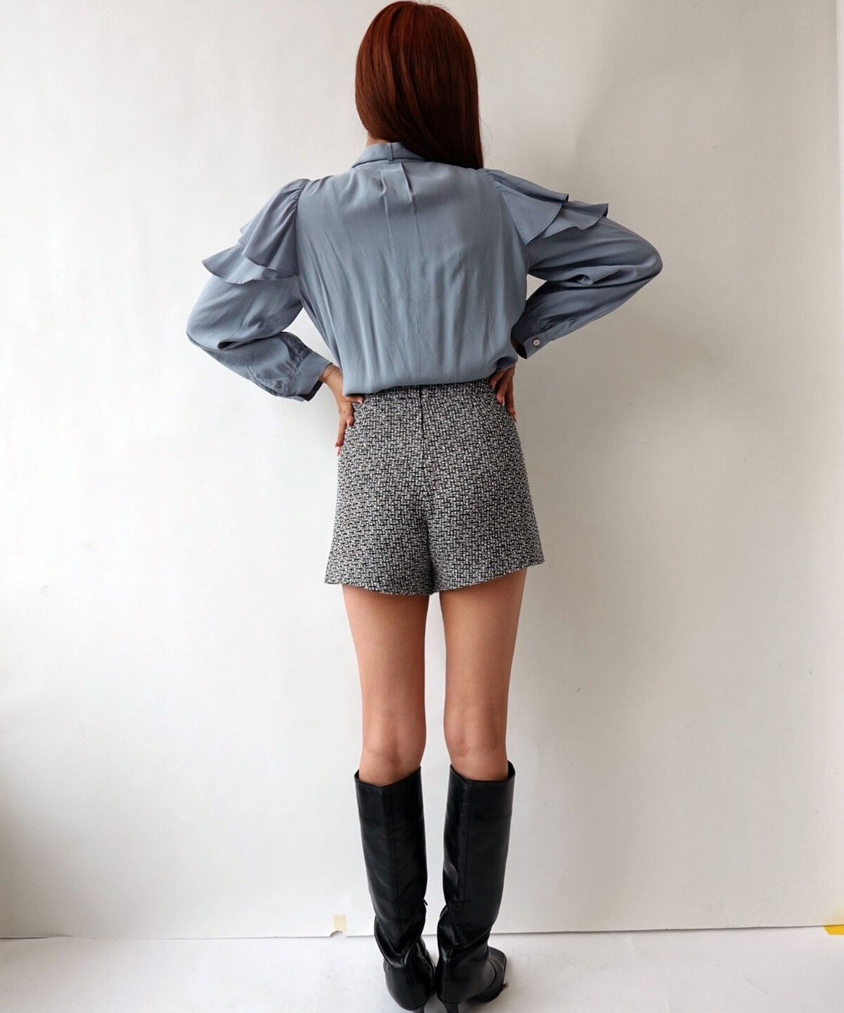 REDYAZEL「肩あき長袖ブラウス」|シャツ・ブラウス|