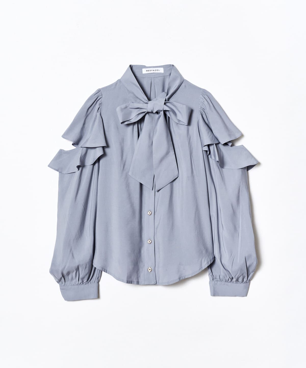 REDYAZEL「肩あき長袖ブラウス」|シャツ・ブラウス|