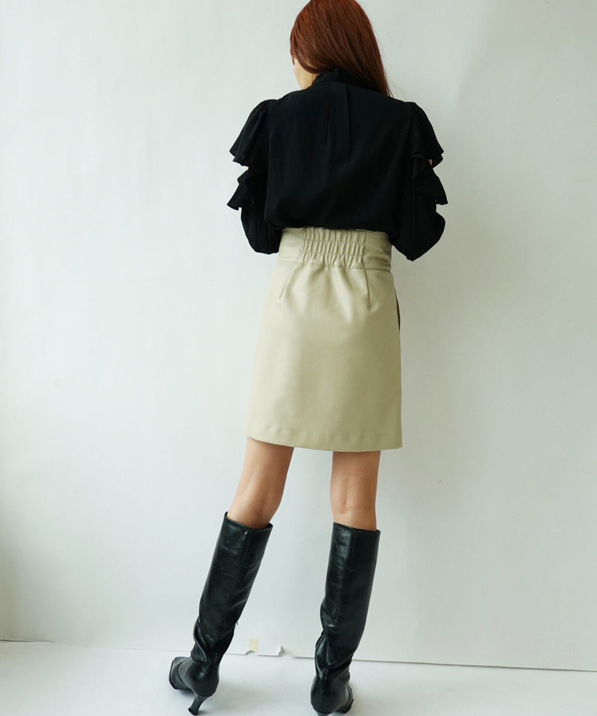 REDYAZEL「肩あき長袖ブラウス」|シャツ・ブラウス|