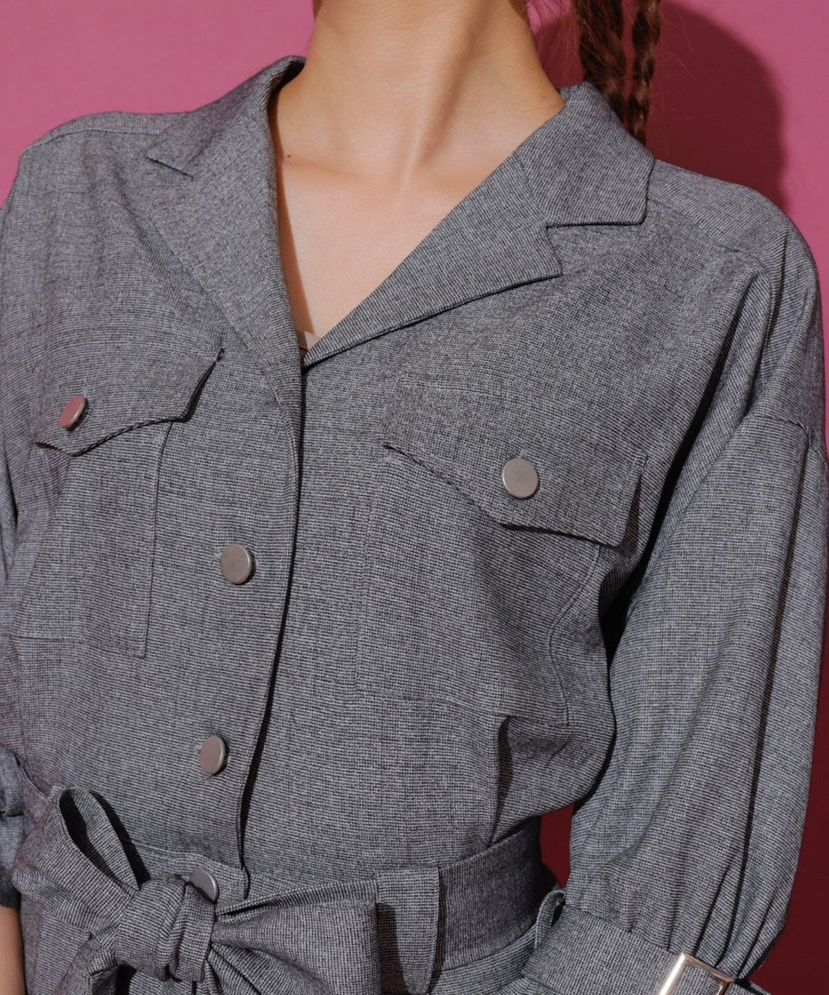 REDYAZEL「キャンディースリーブミニロンパース」|オールインワン|