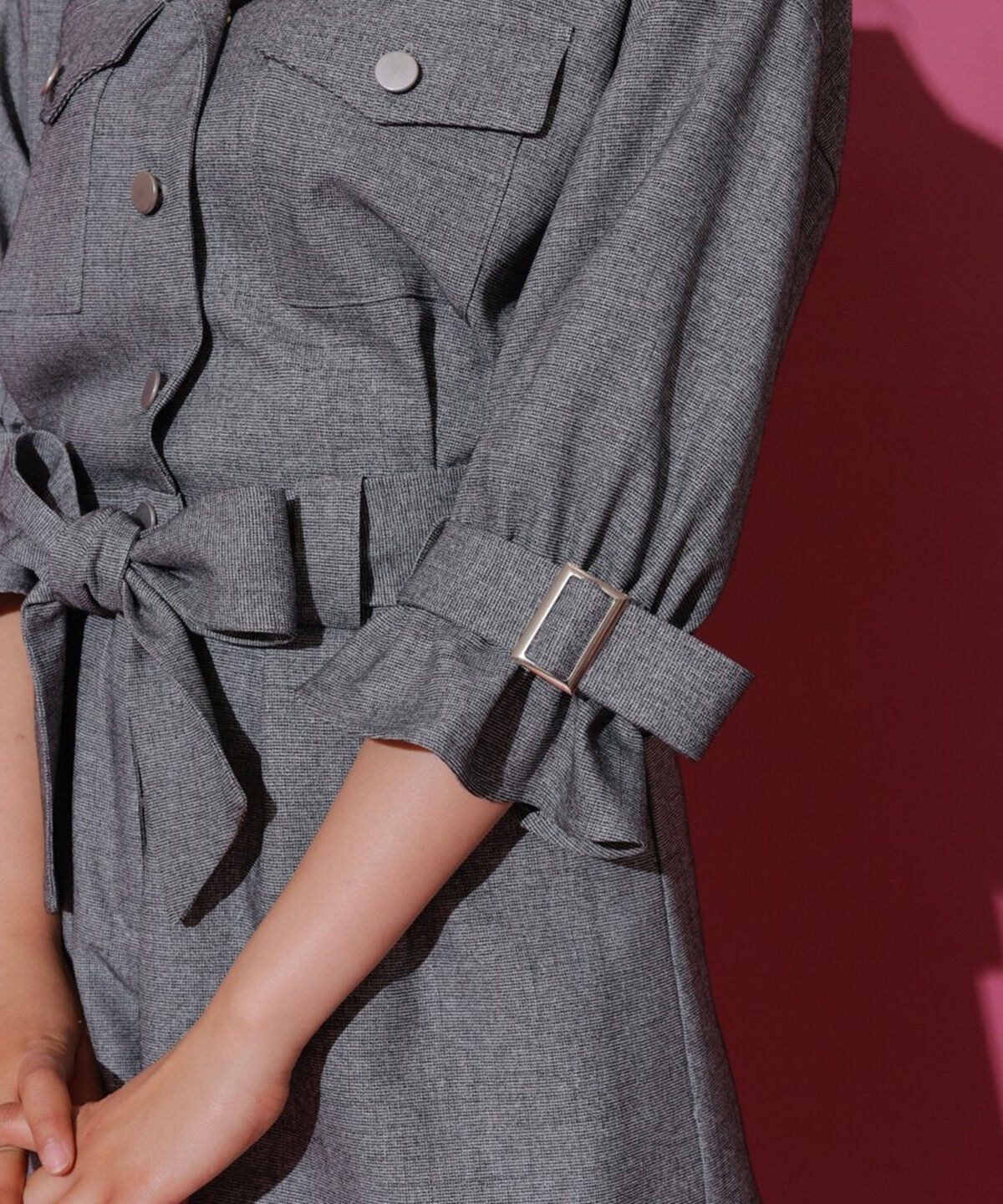 REDYAZEL「キャンディースリーブミニロンパース」|オールインワン|