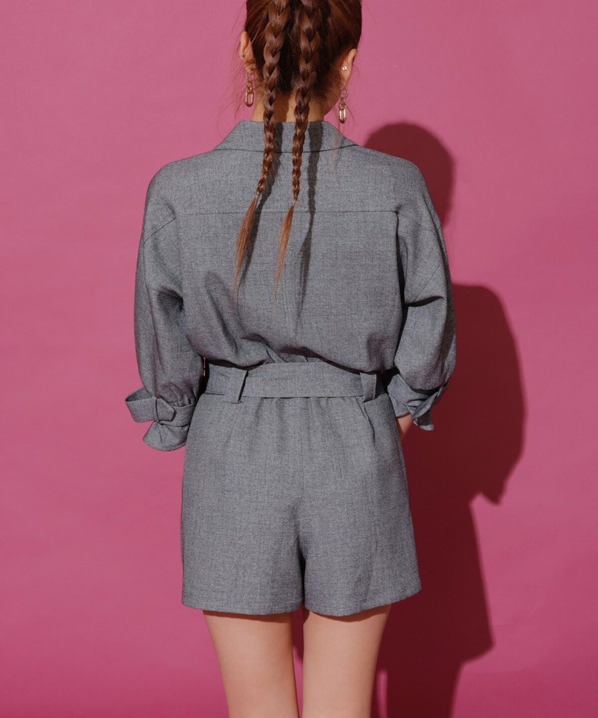 REDYAZEL「キャンディースリーブミニロンパース」|オールインワン|