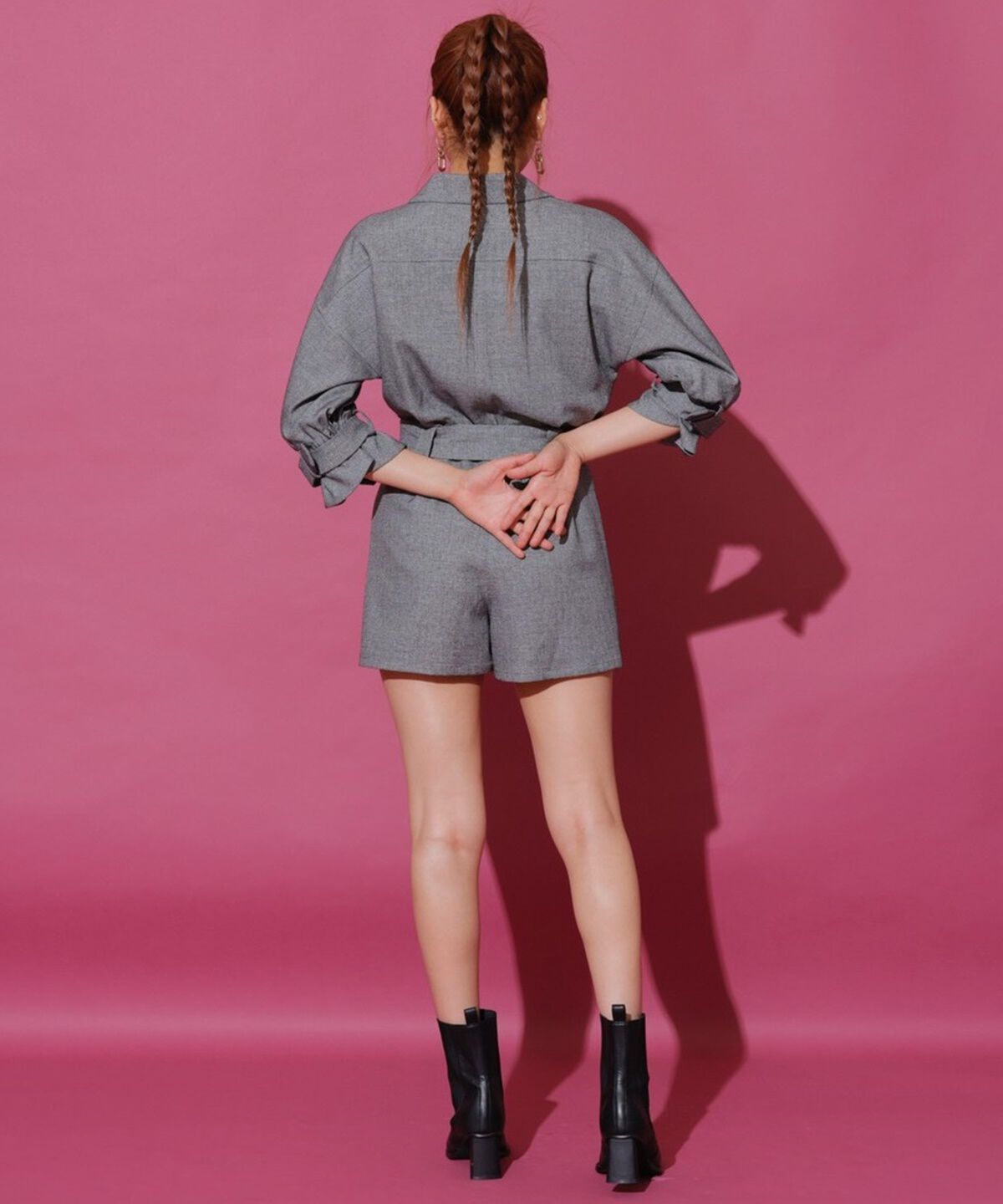 REDYAZEL「キャンディースリーブミニロンパース」|オールインワン|