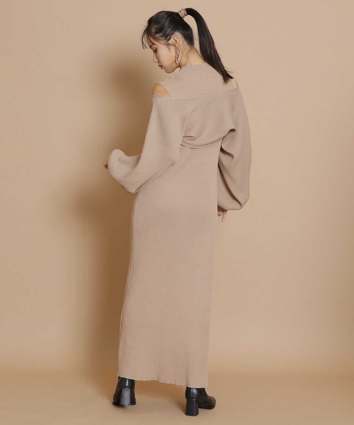 REDYAZEL「ニットワンピース&times;ボレロセット」|ワンピース|