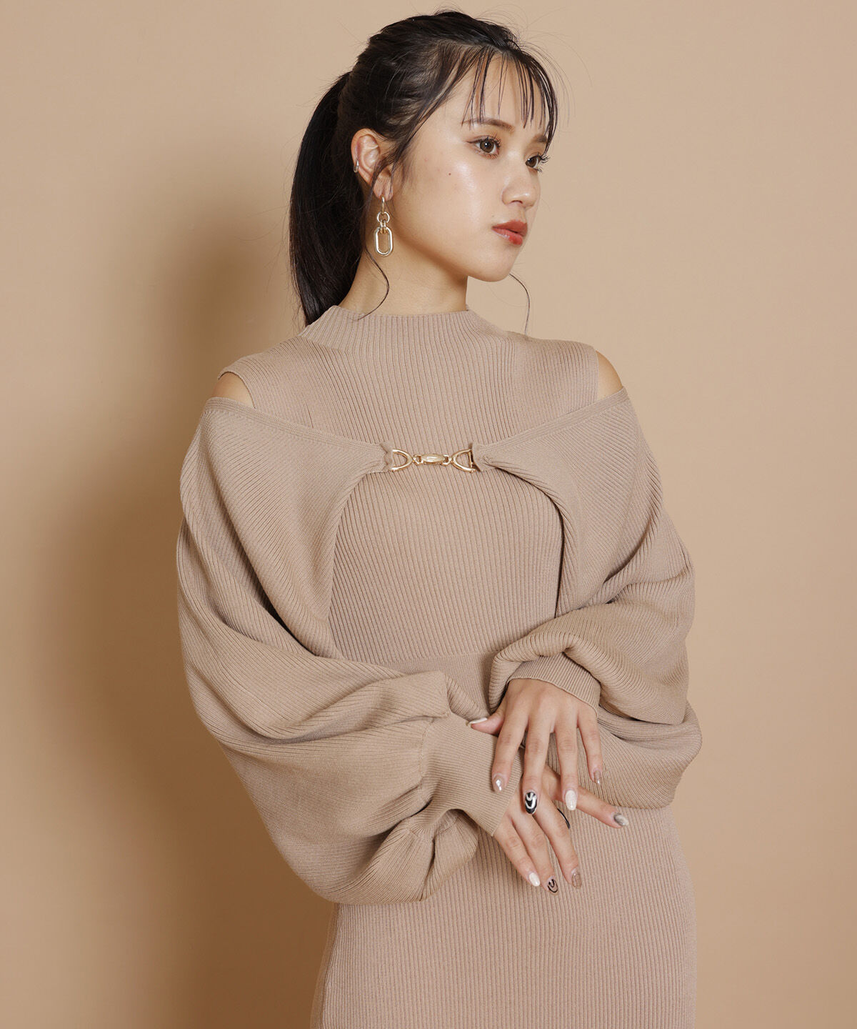 REDYAZEL「ニットワンピース&times;ボレロセット」|ワンピース|