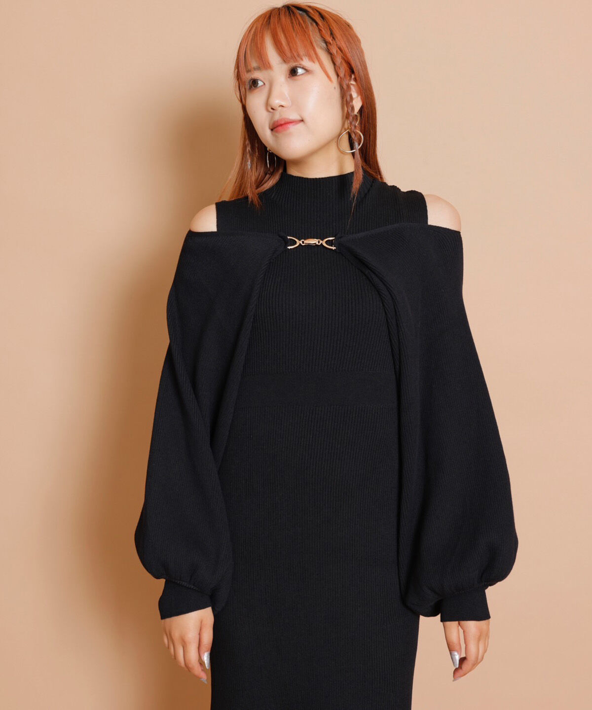 REDYAZEL「ニットワンピース&times;ボレロセット」|ワンピース|