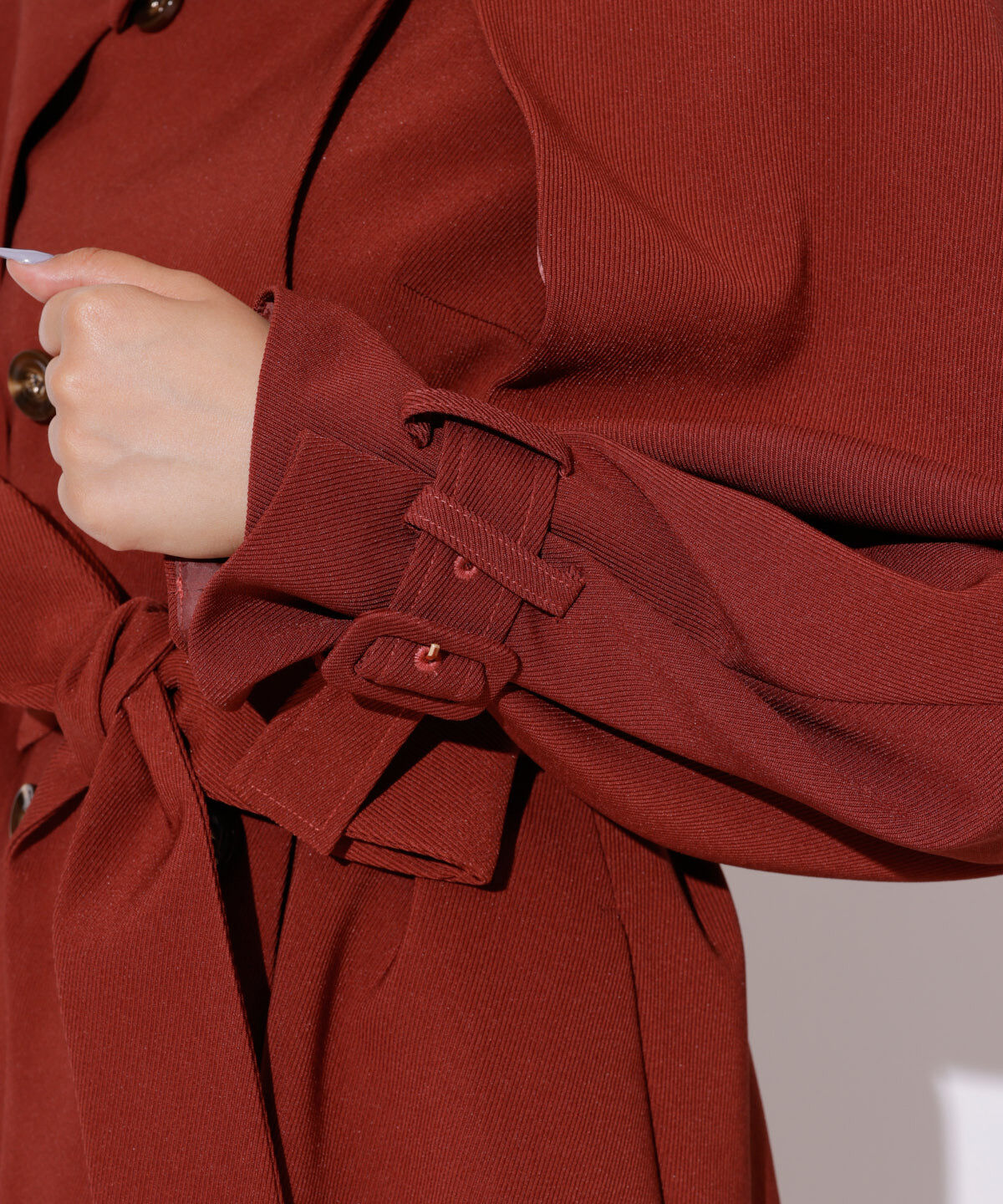 REDYAZEL「2WAYダブルロングコート」|ステンカラーコート|