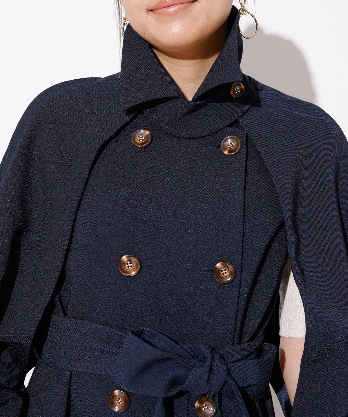 REDYAZEL「2WAYダブルロングコート」|ステンカラーコート|