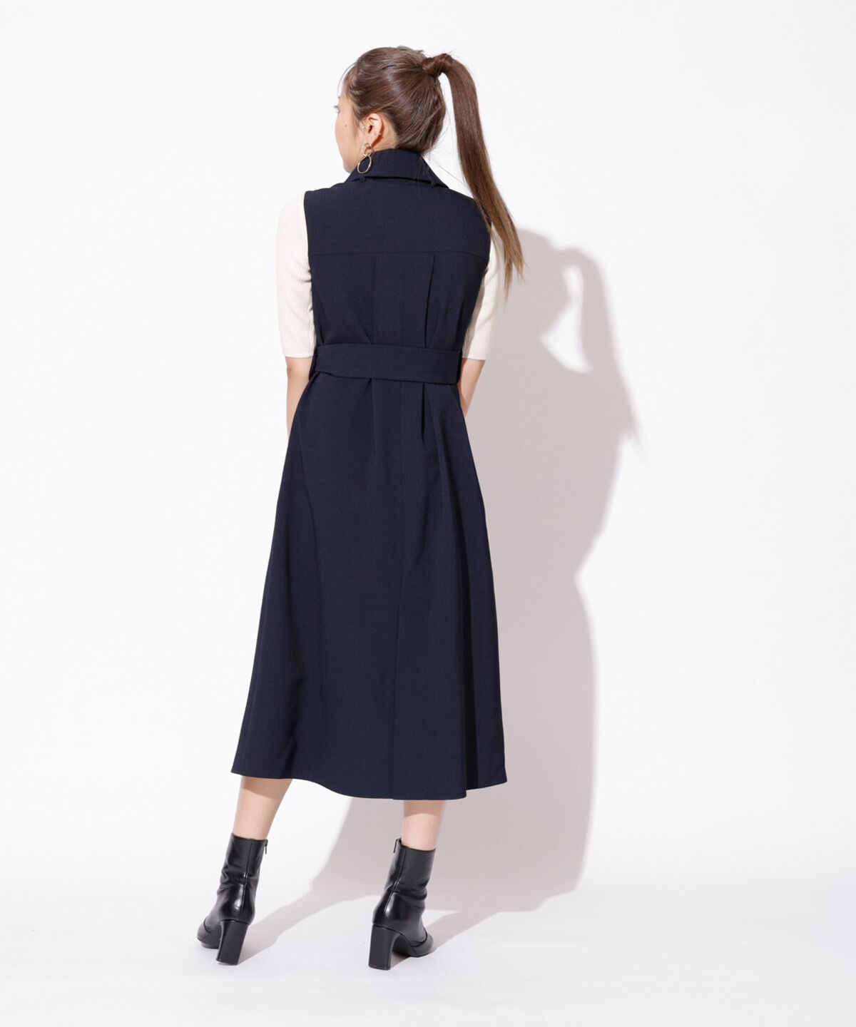 REDYAZEL「2WAYダブルロングコート」|ステンカラーコート|