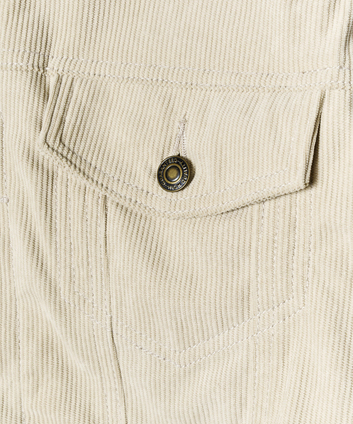 REDYAZEL「ボアコーデュロイデニムジャケット」|ブルゾン・スタジャン|