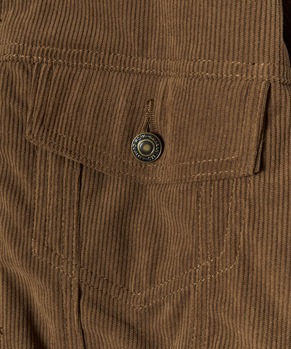 REDYAZEL「ボアコーデュロイデニムジャケット」|ブルゾン・スタジャン|