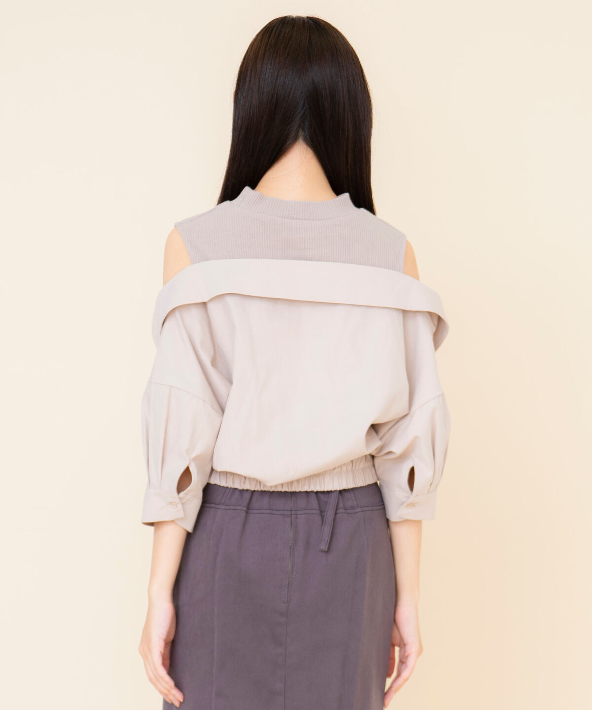 REDYAZEL「シャツレイヤードトップス」|Tシャツ・カットソー|