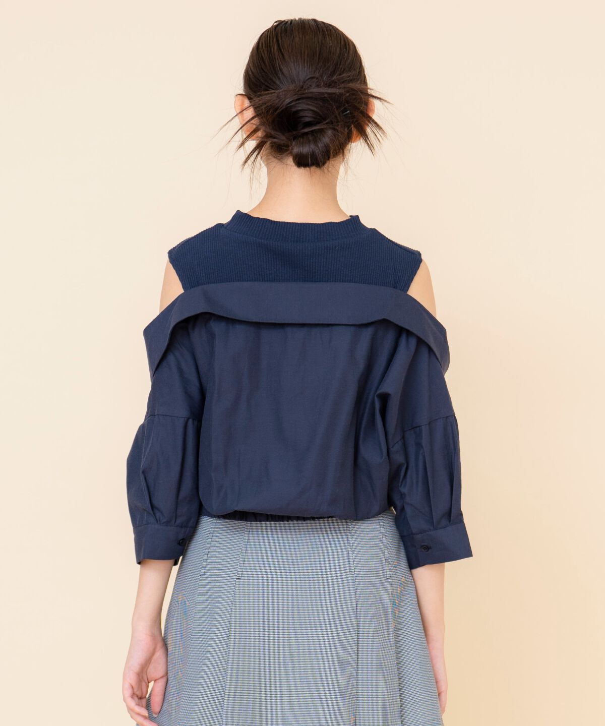 REDYAZEL「シャツレイヤードトップス」|Tシャツ・カットソー|