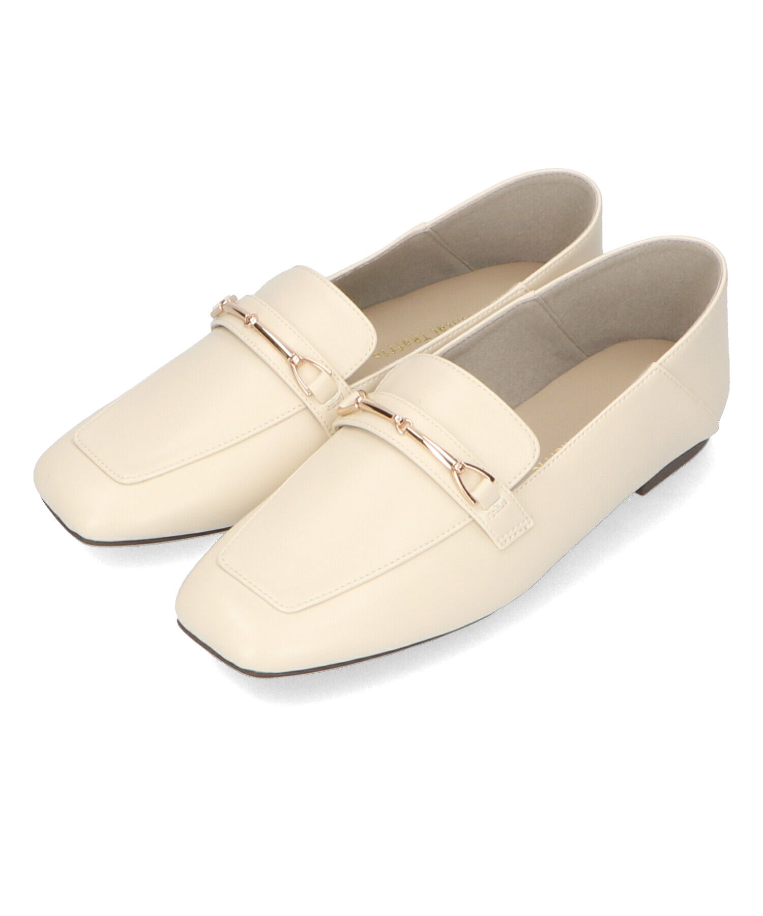 WA Oriental TRaffic「スクエアトゥモチーフ バブーシュ ローファー /42308 柔らかい フラット」|パンプス|