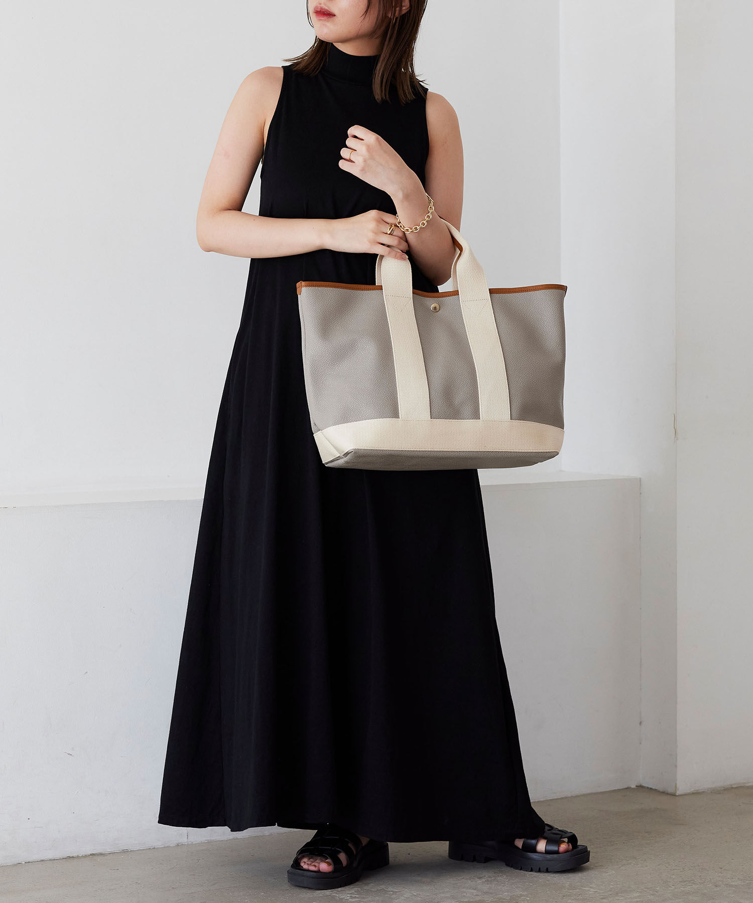 TOPKAPI BREATH「スコッチグレインネオレザー A4トートバッグ【VERY 掲載】」|トートバッグ|