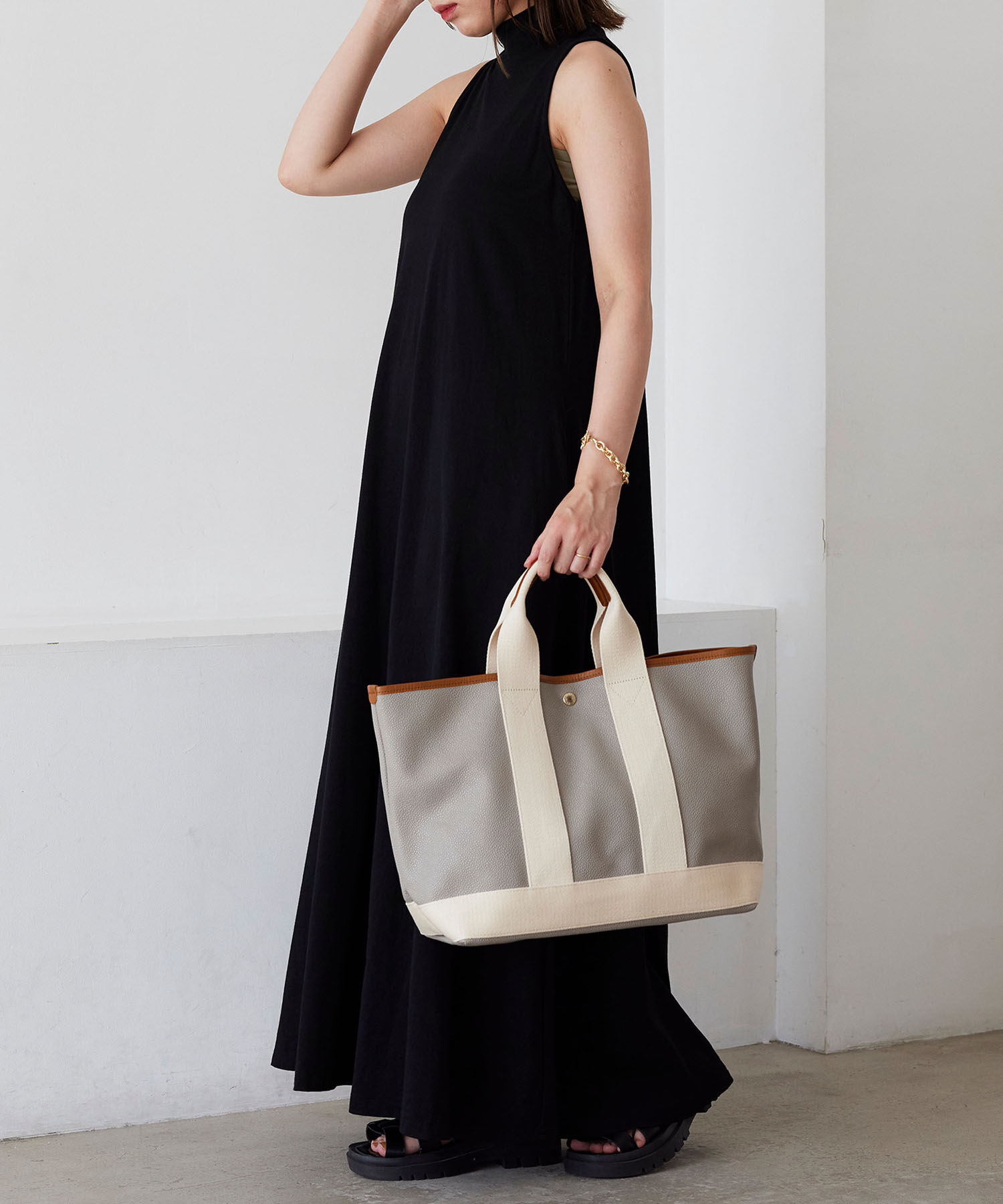 TOPKAPI BREATH「スコッチグレインネオレザー A4トートバッグ【VERY 掲載】」|トートバッグ|