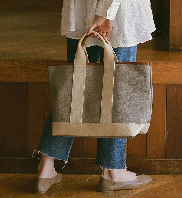 TOPKAPI BREATH「スコッチグレインネオレザー A4トートバッグ【VERY 掲載】」|トートバッグ|