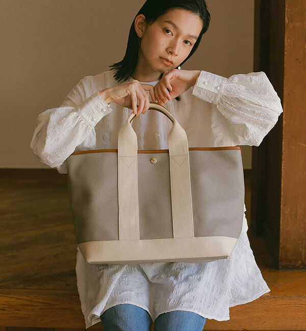 TOPKAPI BREATH「スコッチグレインネオレザー A4トートバッグ【VERY 掲載】」|トートバッグ|