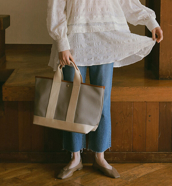 TOPKAPI BREATH「スコッチグレインネオレザー A4トートバッグ【VERY 掲載】」|トートバッグ|