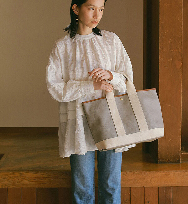 TOPKAPI BREATH「スコッチグレインネオレザー A4トートバッグ【VERY 掲載】」|トートバッグ|