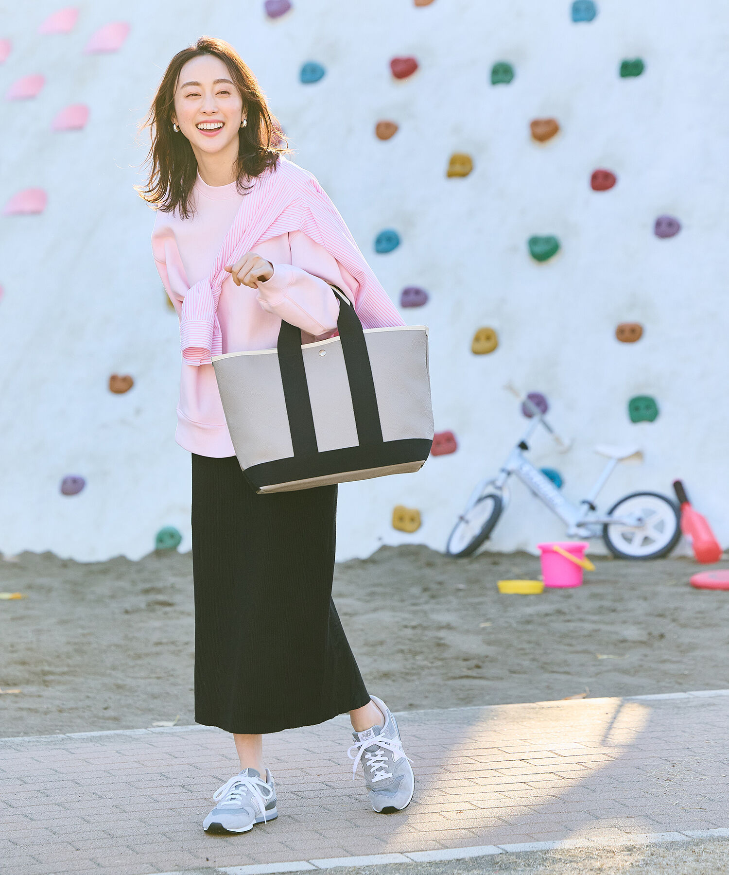 TOPKAPI BREATH「スコッチグレインネオレザー A4トートバッグ【VERY 掲載】」|トートバッグ|