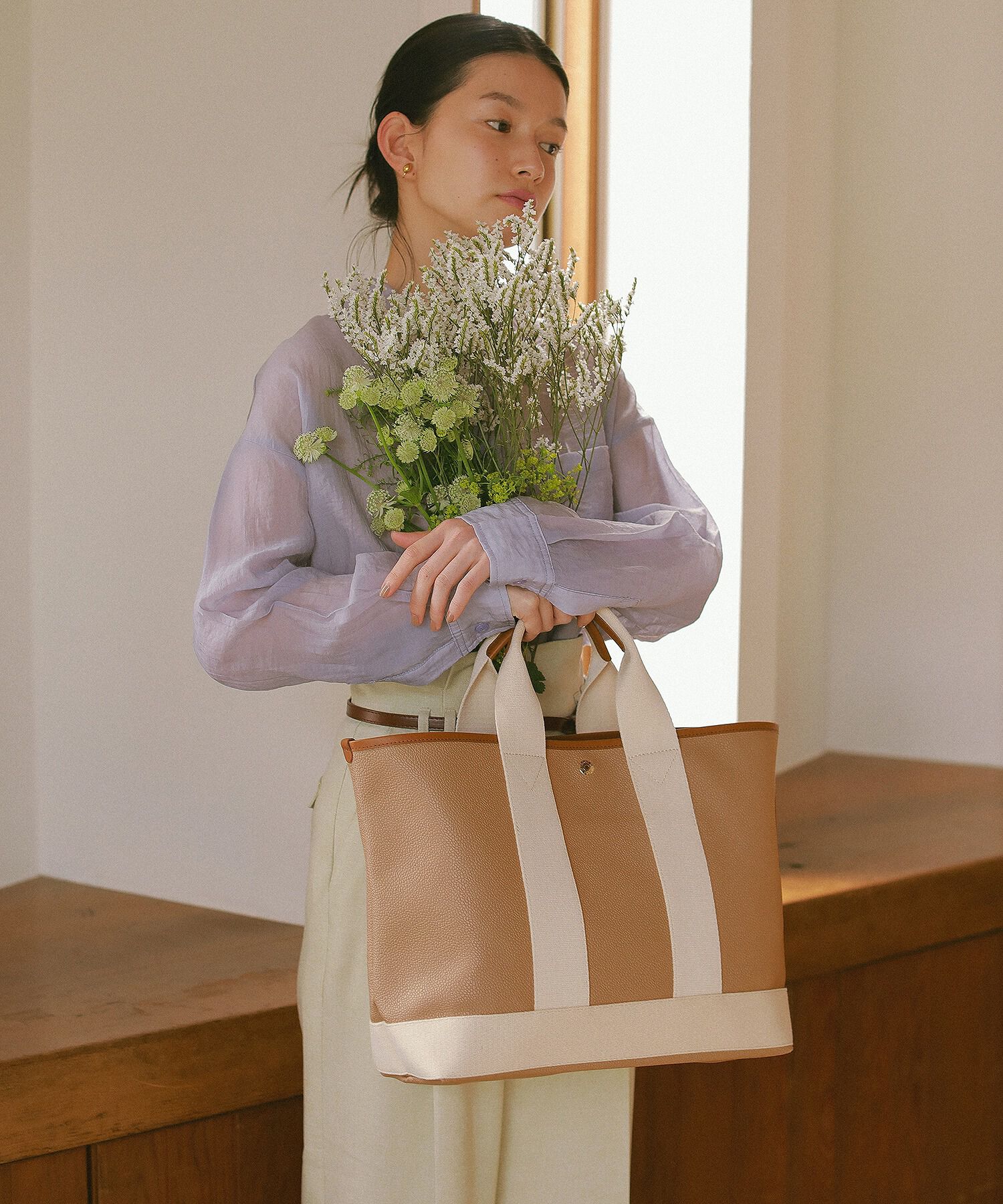 TOPKAPI BREATH「スコッチグレインネオレザー A4トートバッグ【VERY 掲載】」|トートバッグ|