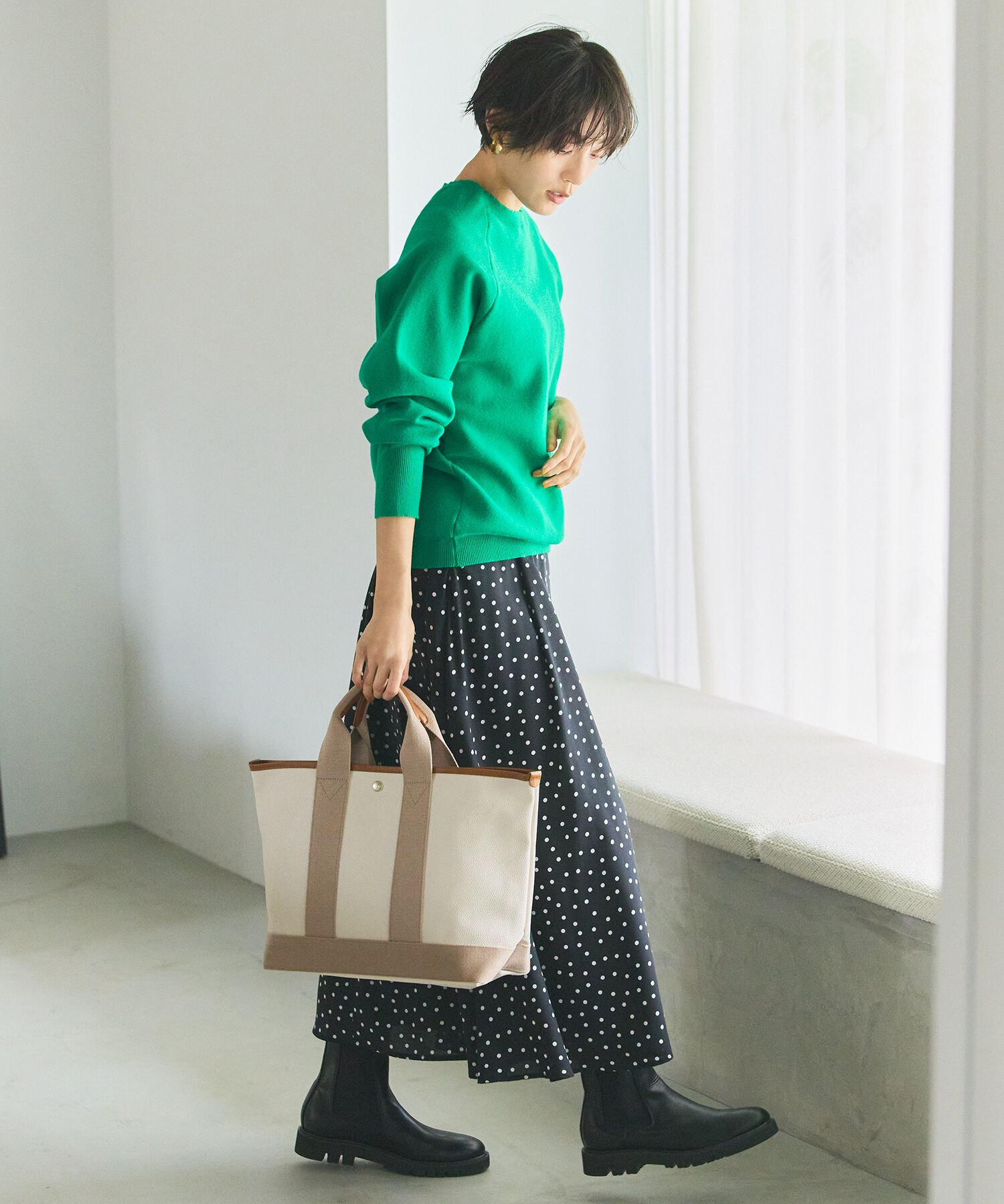 TOPKAPI BREATH「スコッチグレインネオレザー A4トートバッグ【VERY 掲載】」|トートバッグ|