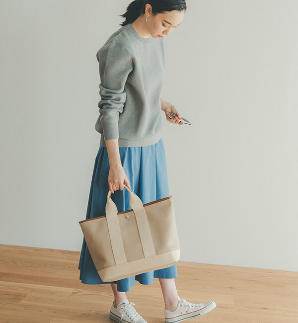 TOPKAPI BREATH「スコッチグレインネオレザー A4トートバッグ【VERY 掲載】」|トートバッグ|