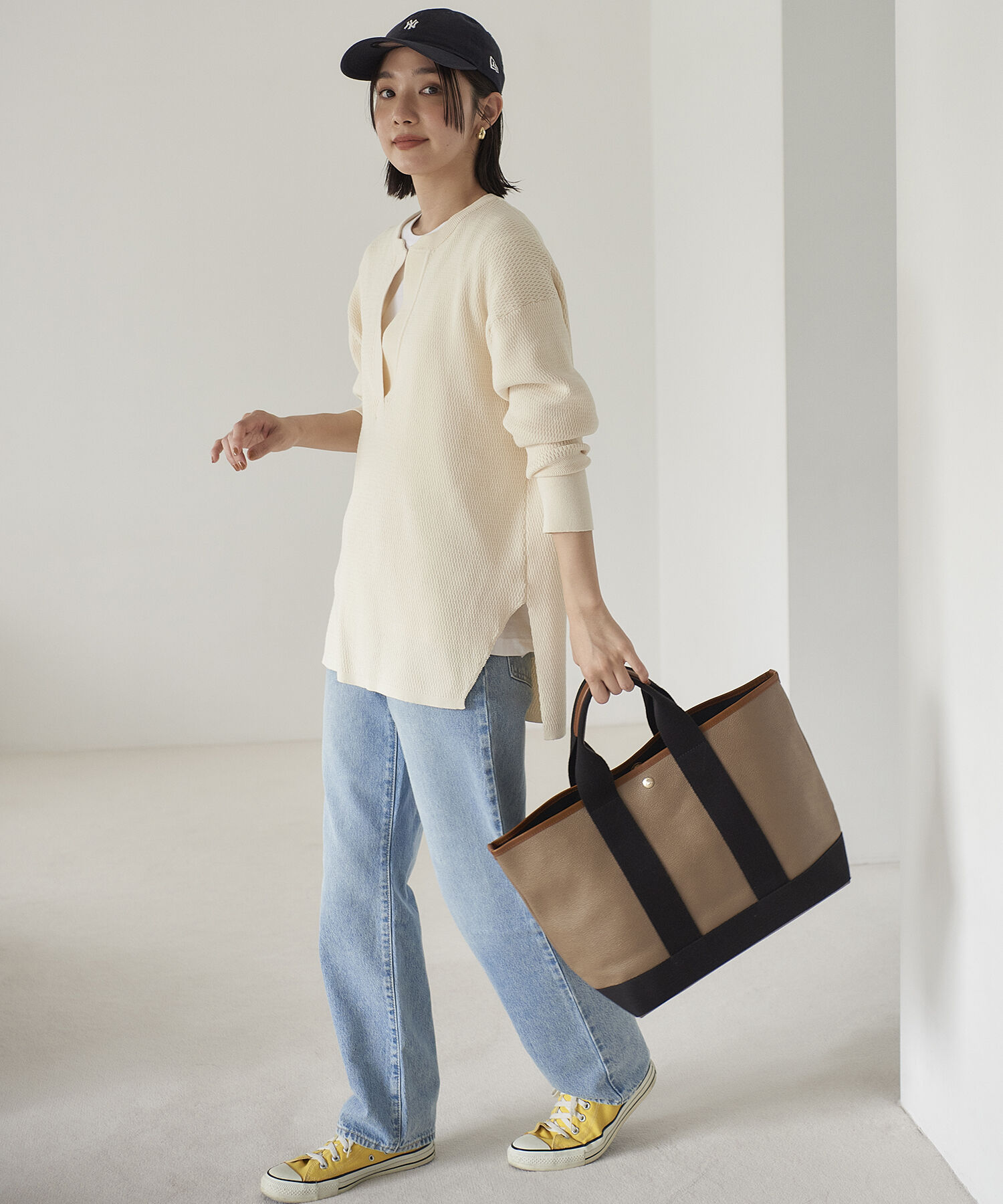 TOPKAPI BREATH「スコッチグレインネオレザー A4トートバッグ【VERY 掲載】」|トートバッグ|