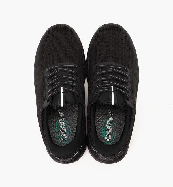 Orthofeet「【オーソフィート】キタ ミディアム/ブラック テキスタイル/シューズ レディース/Orthofeet KITA」|スニーカー|