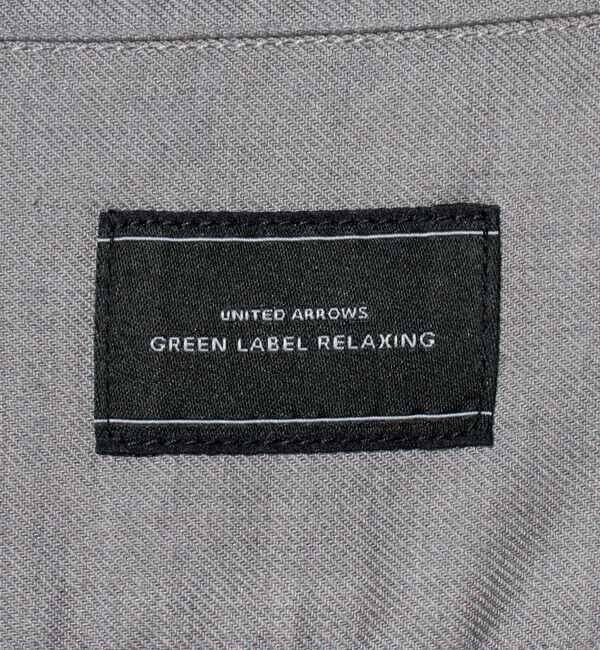 UNITED ARROWS green label relaxing「ナチュラルフィット  バンドカラー シャツ」|シャツ・ブラウス|