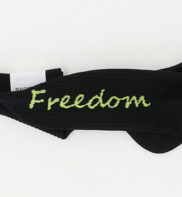 BEAUTY&YOUTH UNITED ARROWS「フリーダム スタンダード ロゴ ソックス」|ソックス|