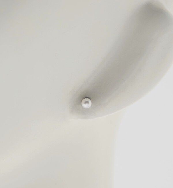 BEAUTY&YOUTH UNITED ARROWS「K10 淡水パール ピアス/4mm」|ピアス|