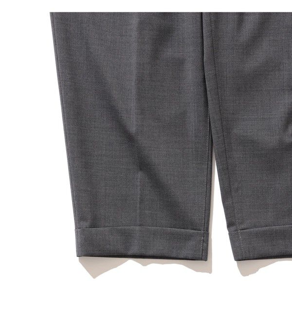 BEAMS PLUS「BEAMS PLUS / 2プリーツ トロピカルウール トラウザーズ」|チノ|