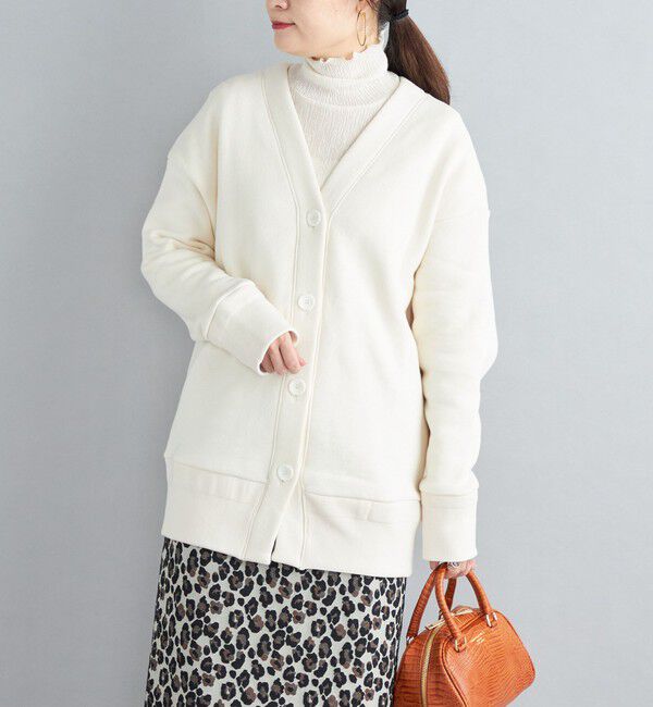 SHIPS for women「〈手洗い可能〉吊り裏毛2WAYプルオーバーカーディガン」|カーディガン|ナチュラル