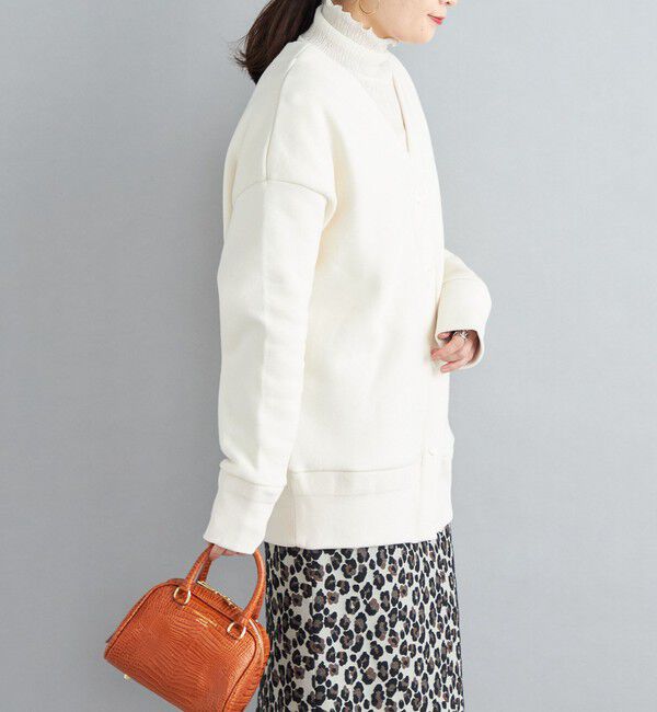 SHIPS for women「〈手洗い可能〉吊り裏毛2WAYプルオーバーカーディガン」|カーディガン|