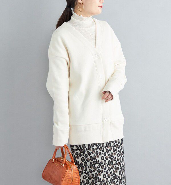 SHIPS for women「〈手洗い可能〉吊り裏毛2WAYプルオーバーカーディガン」|カーディガン|