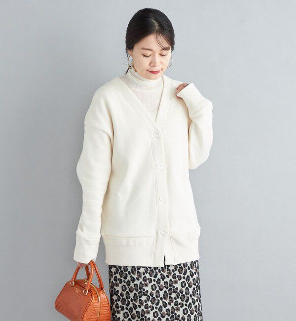 SHIPS for women「〈手洗い可能〉吊り裏毛2WAYプルオーバーカーディガン」|カーディガン|