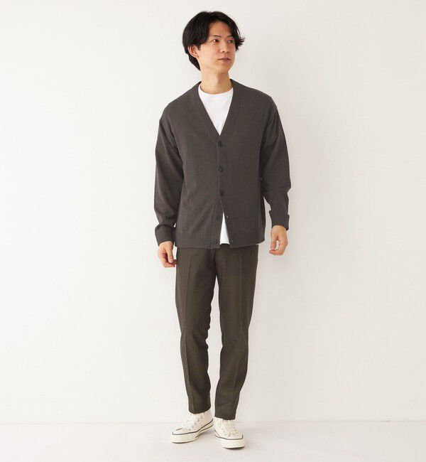 SHIPS Colors 「SHIPS Colors: 〈手洗い可能〉12G Vネック カーディガン」|カーディガン|