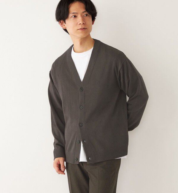 SHIPS Colors 「SHIPS Colors: 〈手洗い可能〉12G Vネック カーディガン」|カーディガン|