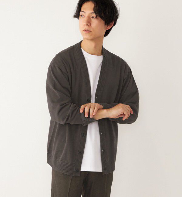 SHIPS Colors 「SHIPS Colors: 〈手洗い可能〉12G Vネック カーディガン」|カーディガン|