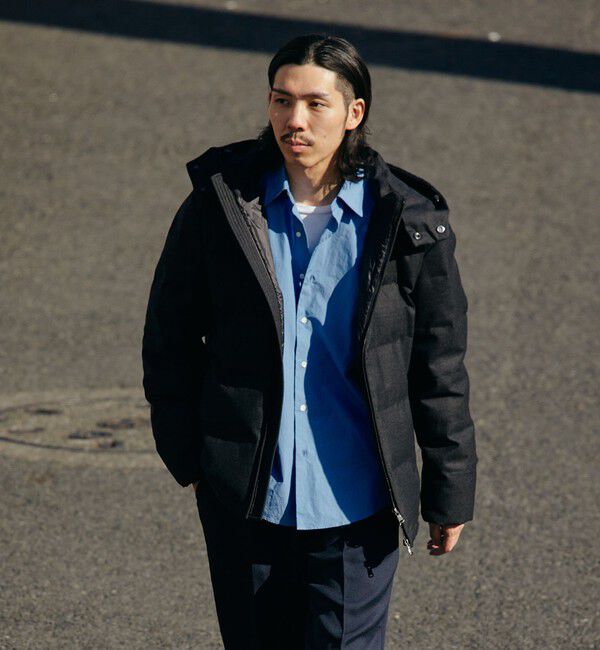 SHIPS「SHIPS: ウールファブリック ダウン ジャケット」|ダウン|