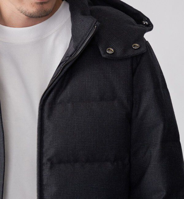 SHIPS「SHIPS: ウールファブリック ダウン ジャケット」|ダウン|