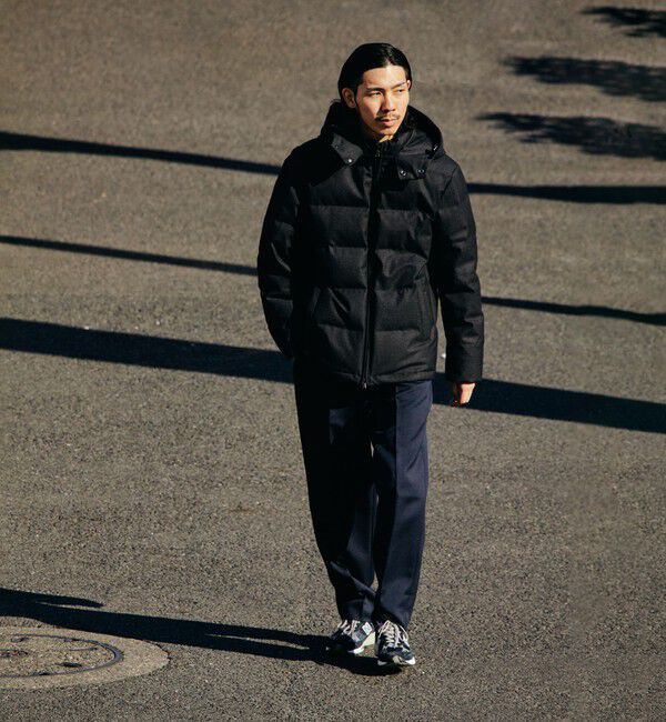 SHIPS「SHIPS: ウールファブリック ダウン ジャケット」|ダウン|